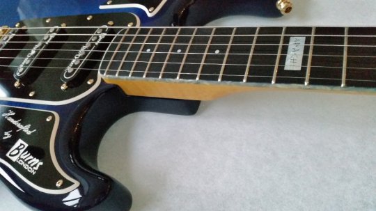 Burns Apache Blueflame /Gold  SOLD
