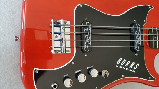 Burns Nu Sonic Bass Red  SOLD