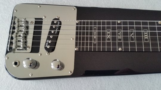 Revelation RLS Std Lap Steel Metalic Black   