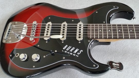 Burns SSJ Bariton Bass Redburst Sold