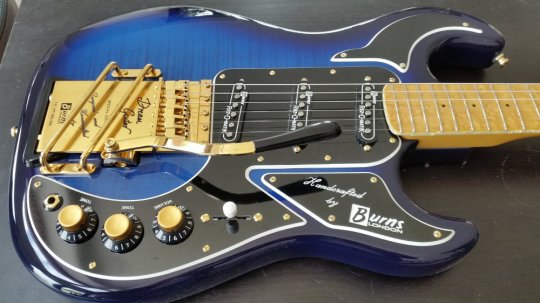 Burns Apache Trans Blue Custom made for me 