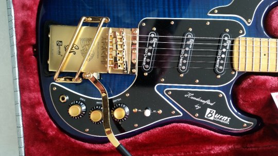 Burns Apache Trans Blue Custom made for me 