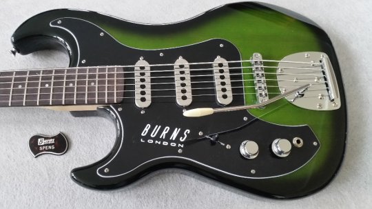 Burns SSJ Bariton Bass Greenburst  New 2020 Lefthand