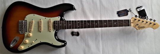 Revelation RTS 62 Strat 3 tone Sunburst  