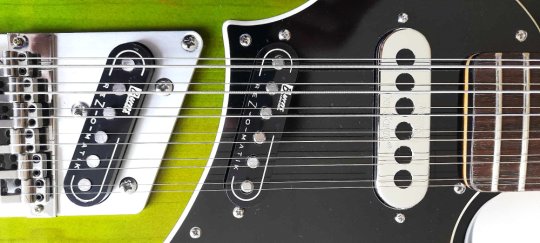 Burns Sufer 12 string  Prototype Greenburst 1 of 1 