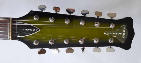 Burns Sufer 12 string  Prototype Greenburst 1 of 1 