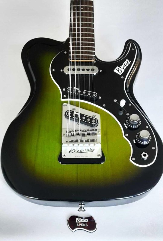 Burns Sufer 12 string  Prototype Greenburst 1 of 1 