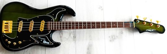 Burns Marquee Bass Redburst / Gold mint cond.