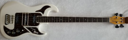 Burns Shadows Bass White  SOLD