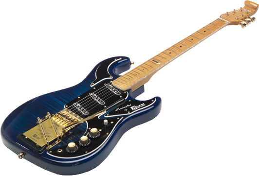 Burns Apache Trans Blue Custom made for me 