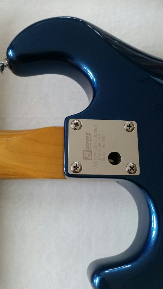 Burns Marquee PRO Blue metalic As NEW