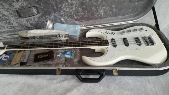 Burns Bison Bass White SOLD